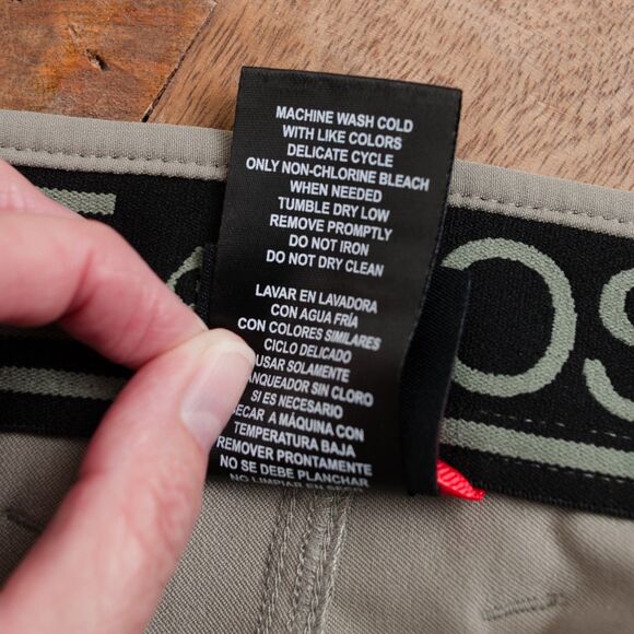 Gerry Venture Commuter Tech Pants Mens 36X34 Green Comfort Stretch Active Hiking - Picture 13 of 13